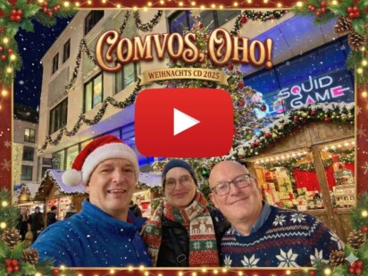 Comvos OHO Musikvideo. Ki generierter Weihnachtsgruß von der Internet Agentur comvos.