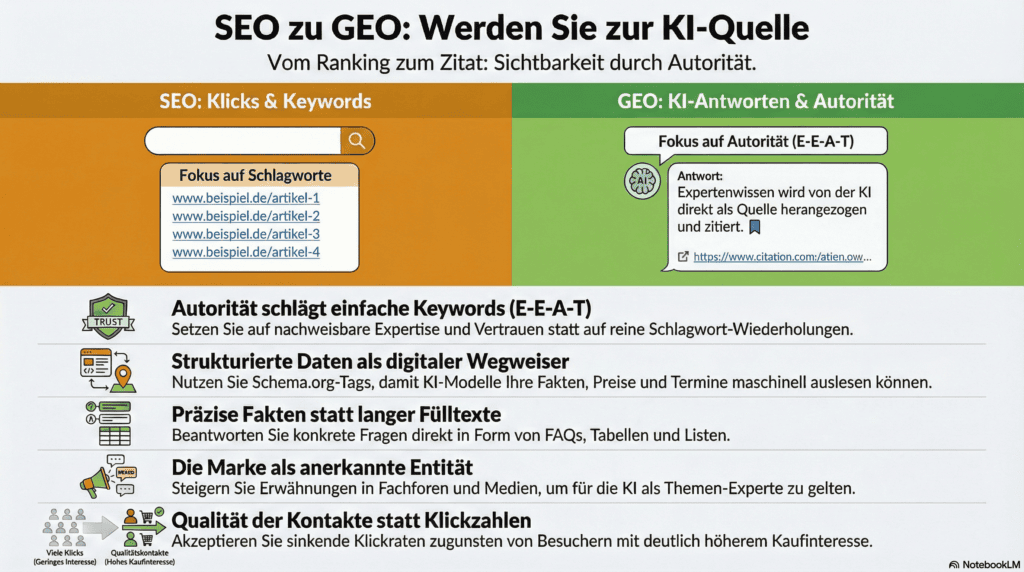 Geo Website GEO: So machen Sie Ihre Website fit für das Zeitalter der KI-Antworten