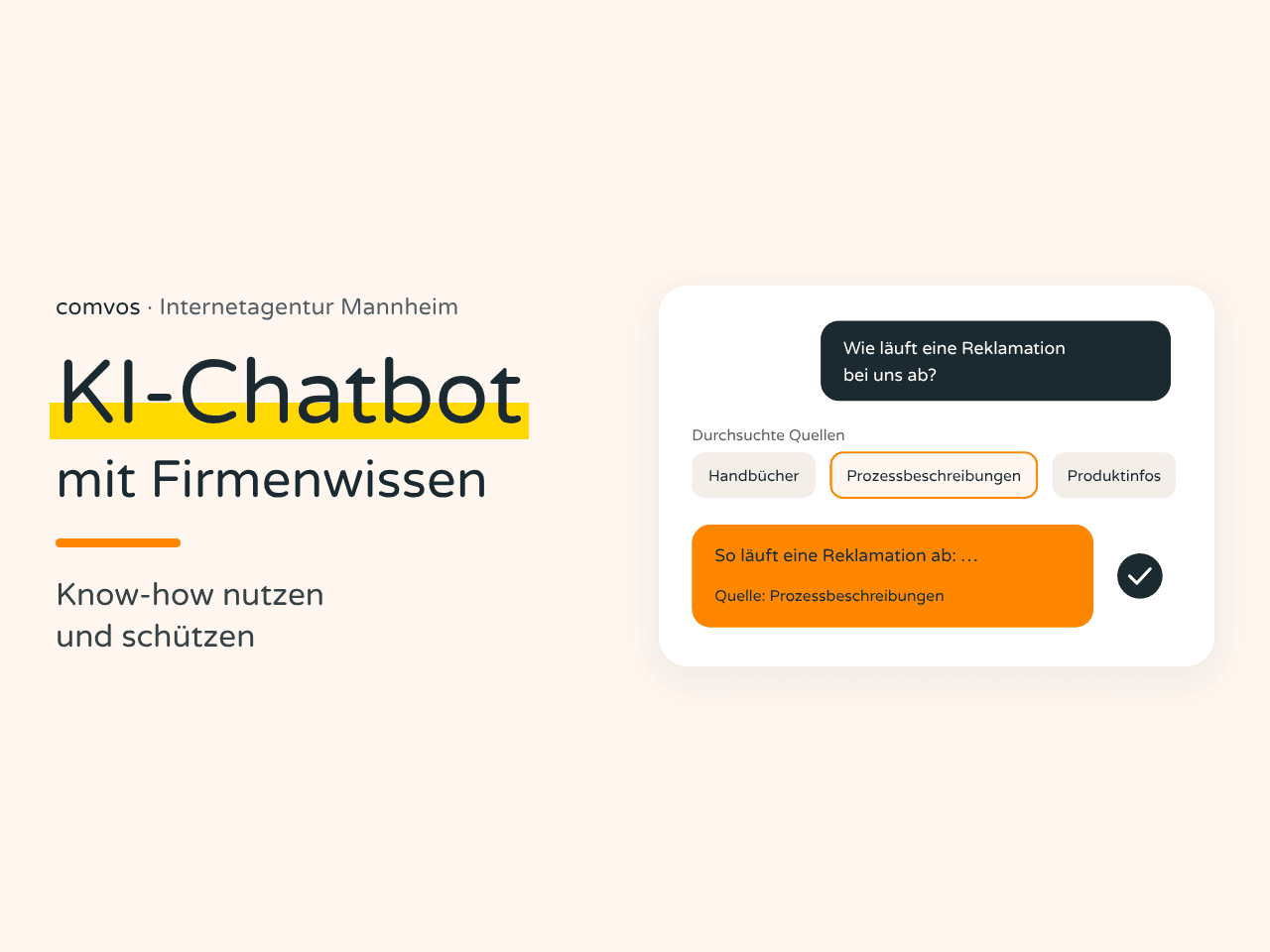 KI-Chatbot mit Firmenwissen: Know-how nutzen und schützen